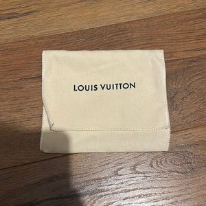 Louis Vuitton short wallet dust bag